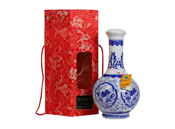 合川咸亨黄酒回收珍品咸亨三十年花雕酒青瓷瓶盒装绍兴黄酒2.5L